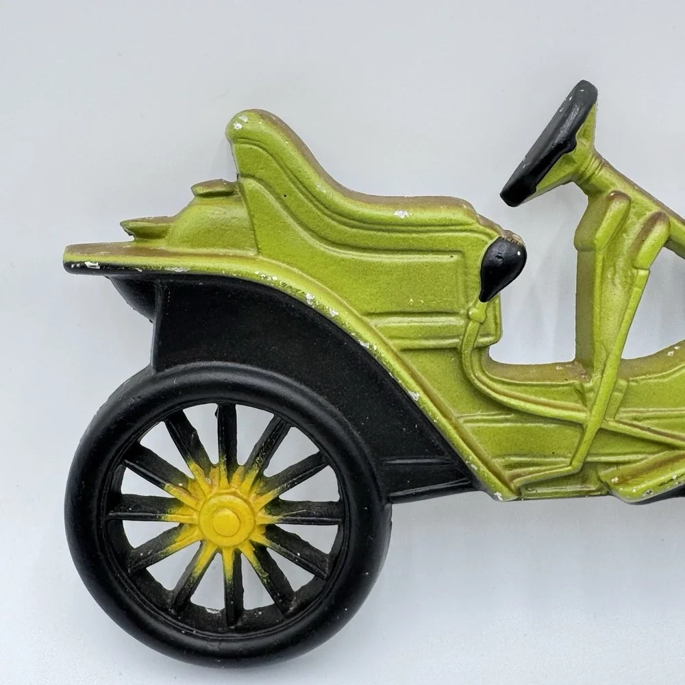 Vintage 1909 Hupmobile Car Hand Cast Aluminum Wall Art By Midwest Products #AC-7